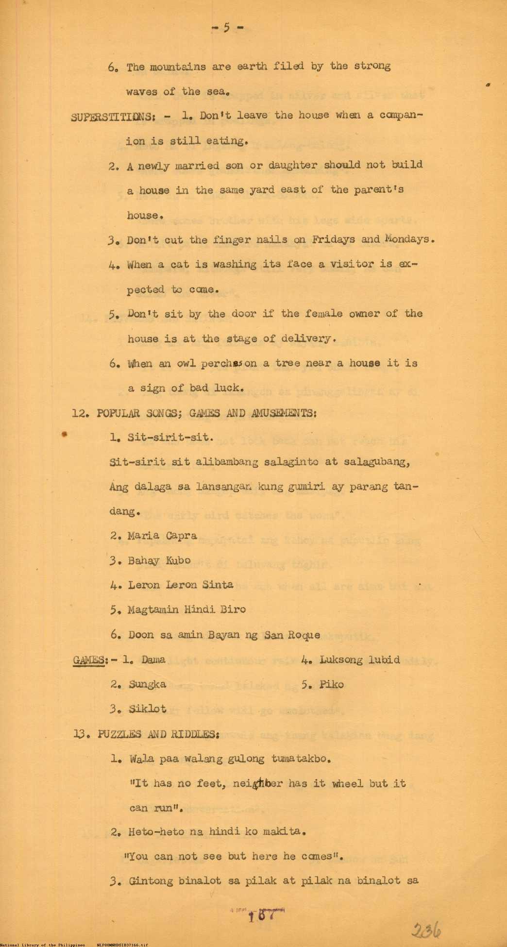 5 
