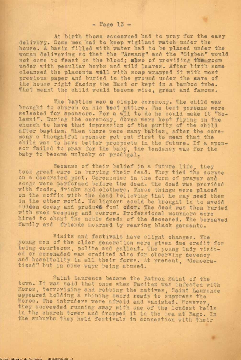 13 

