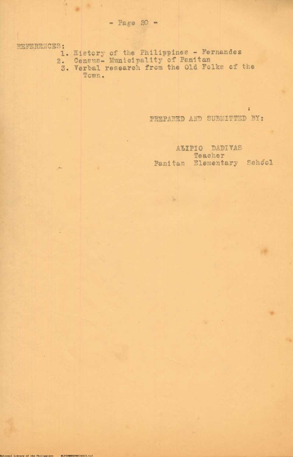 20 
