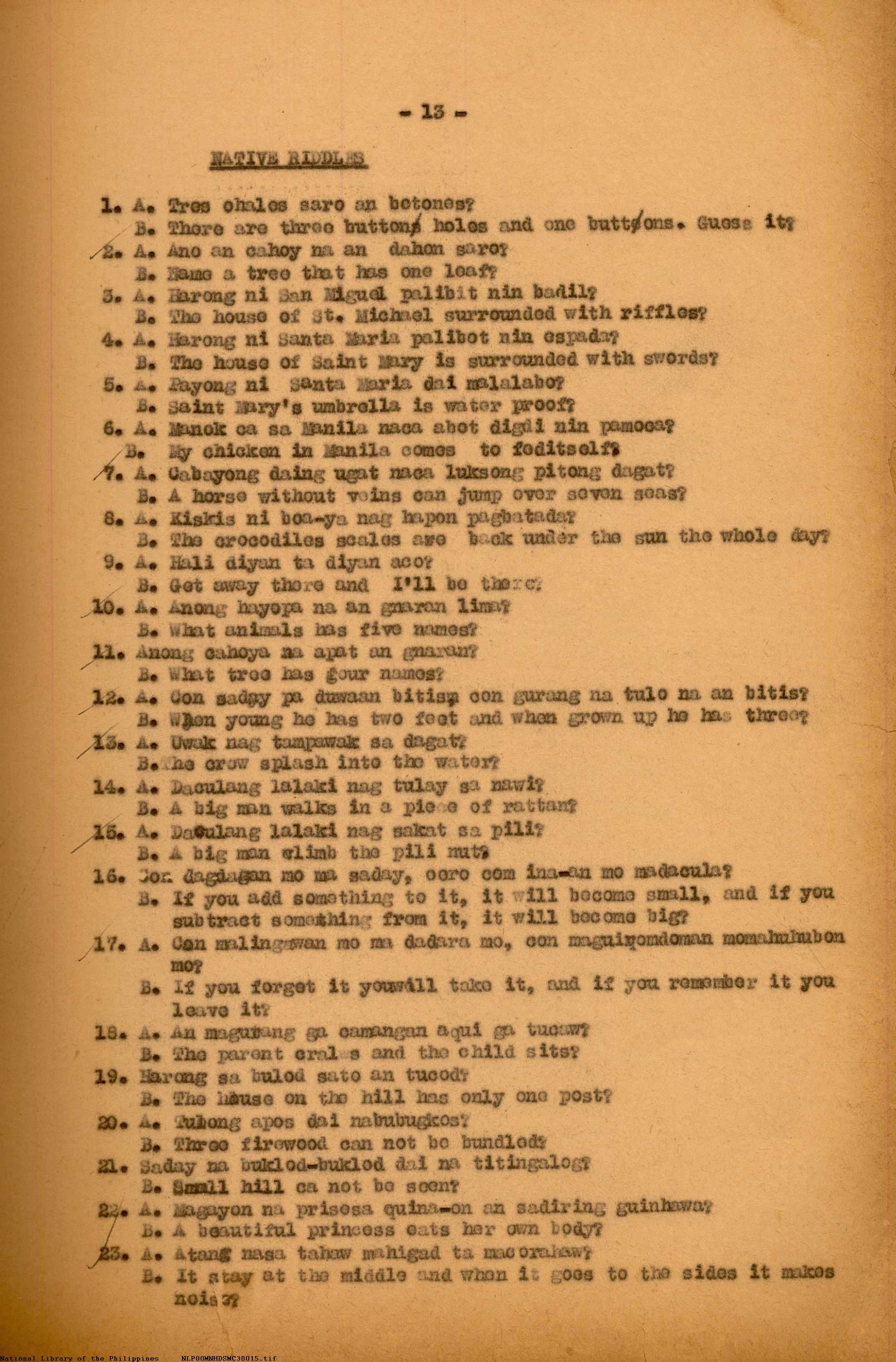 15 
