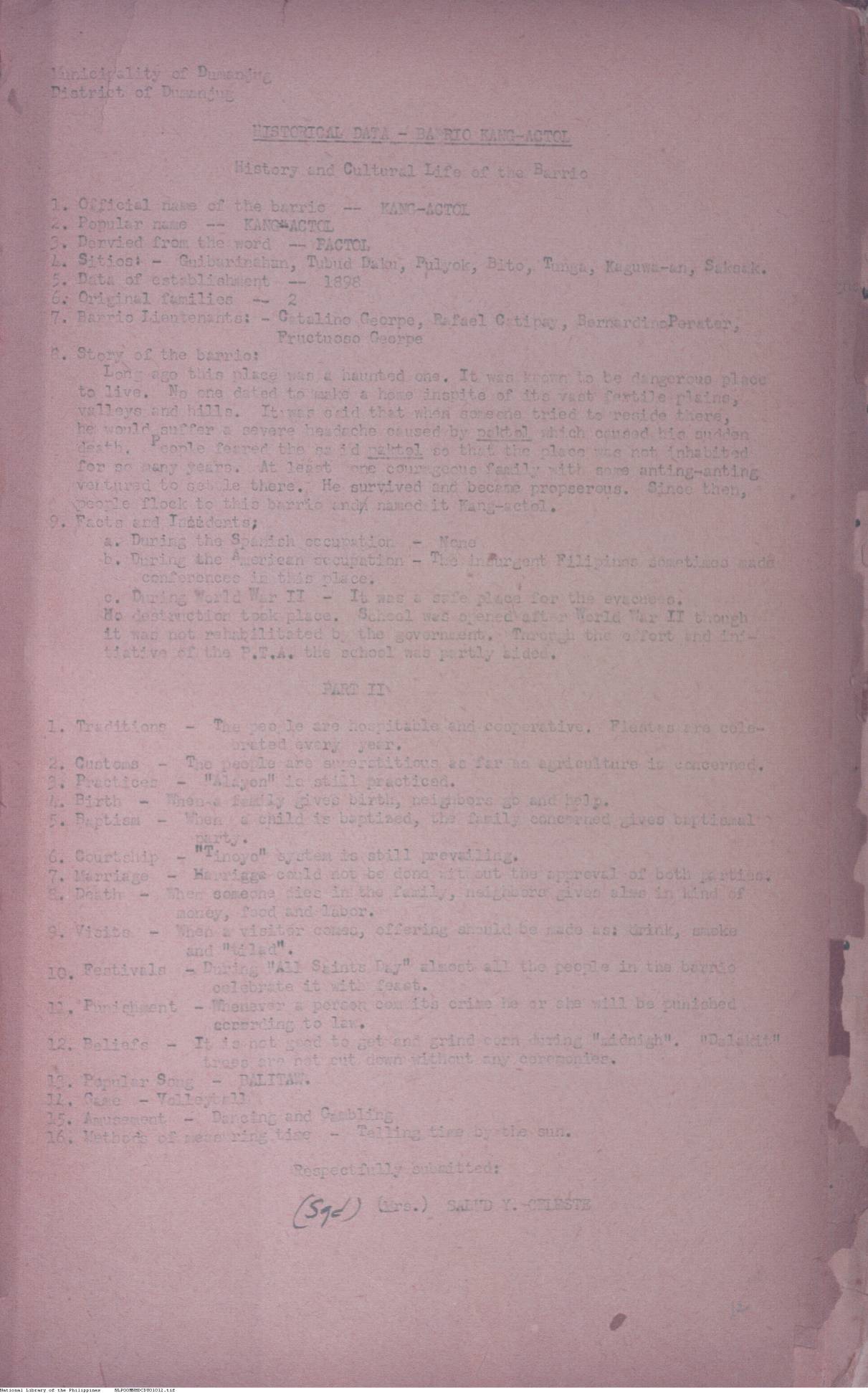 1 
