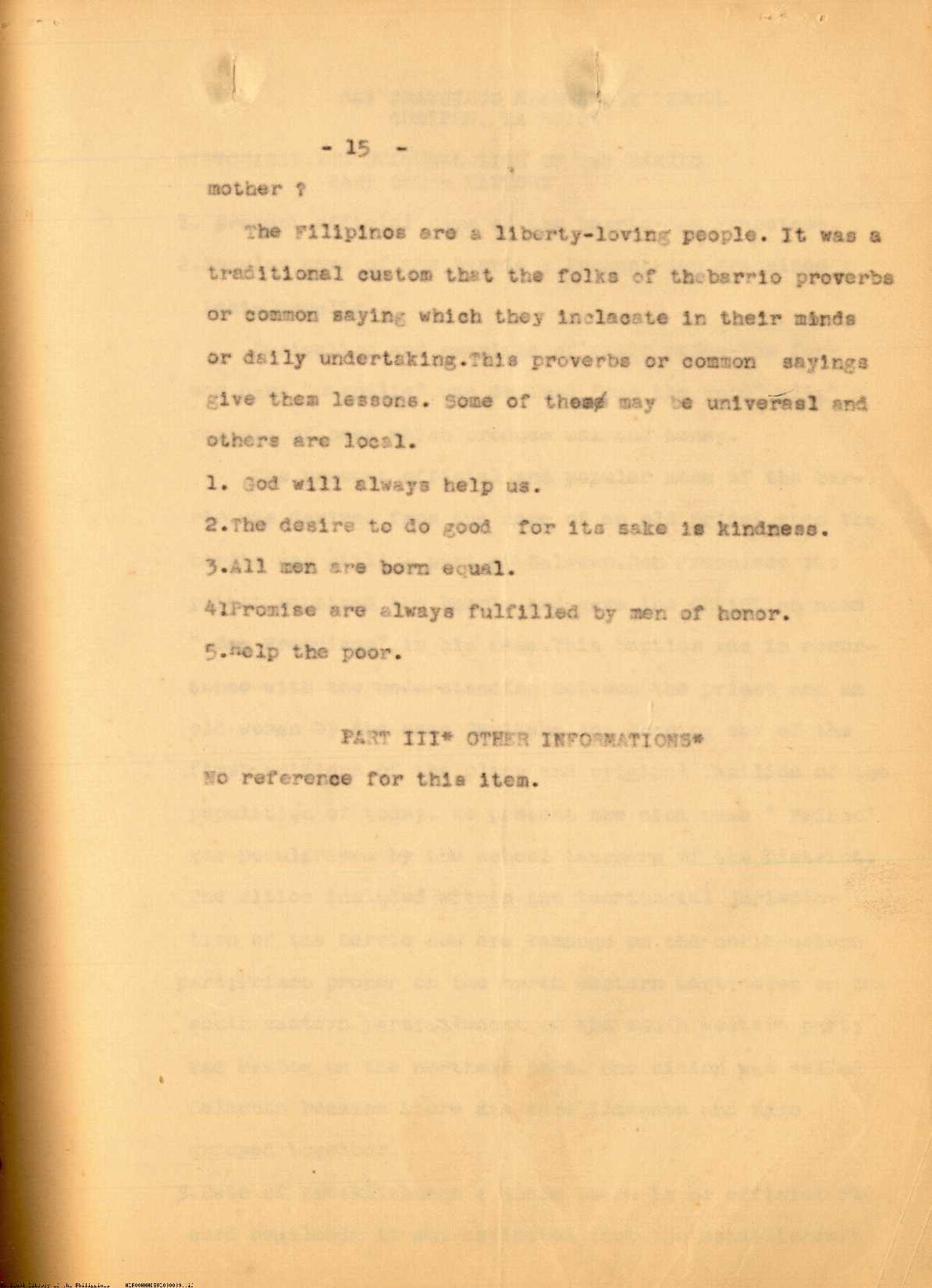 15 

