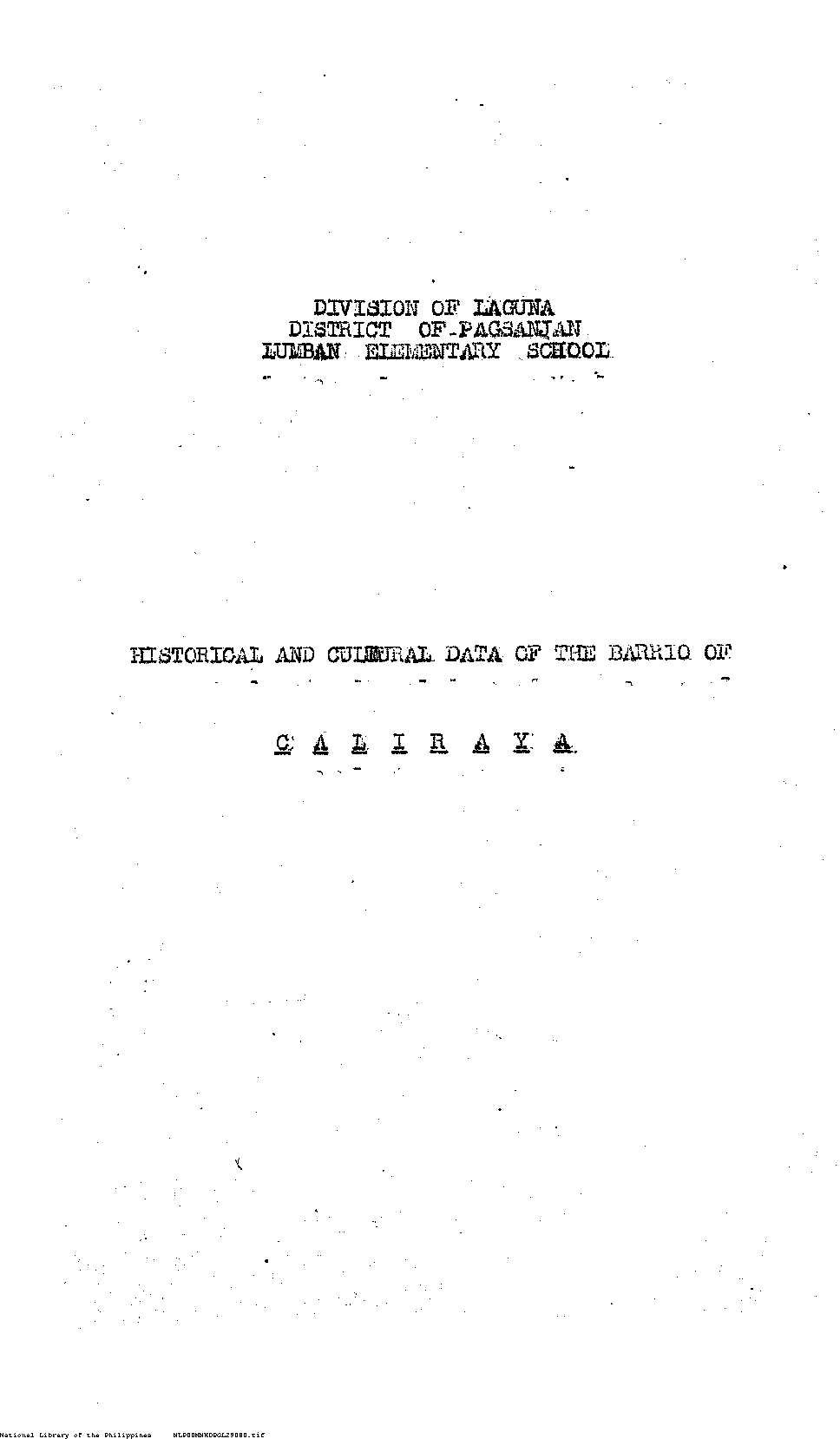 1 
