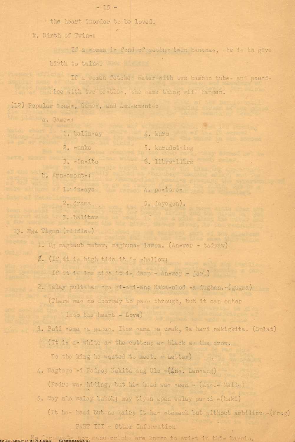 15 
