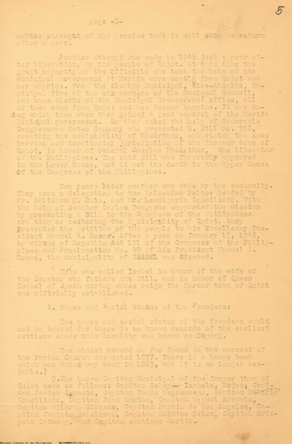 5 
