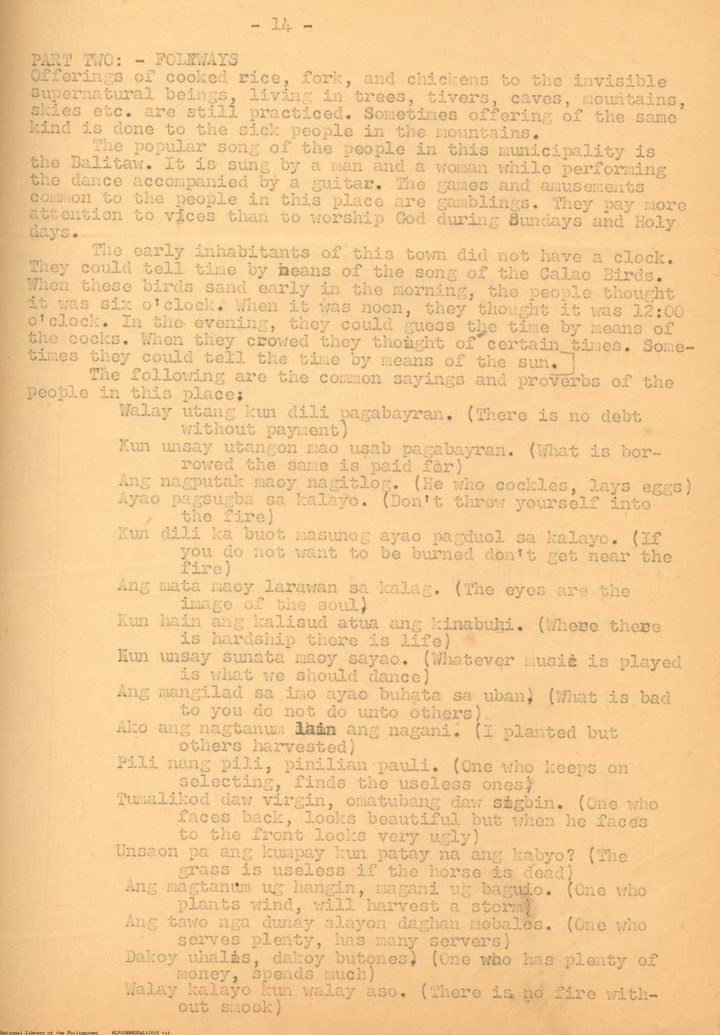 14 
