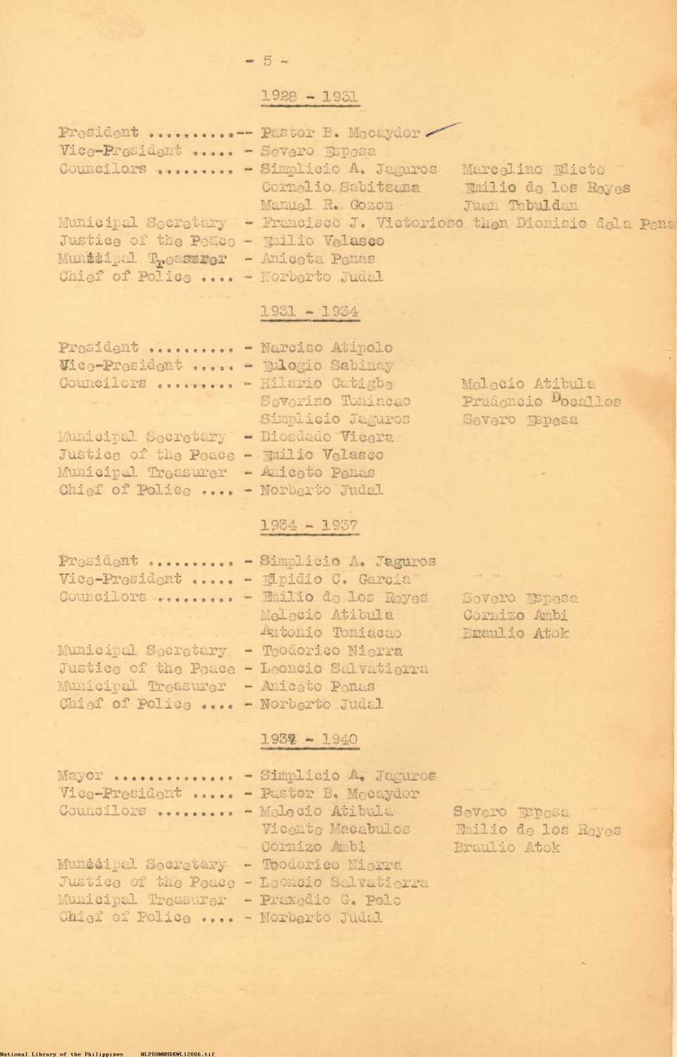 5 
