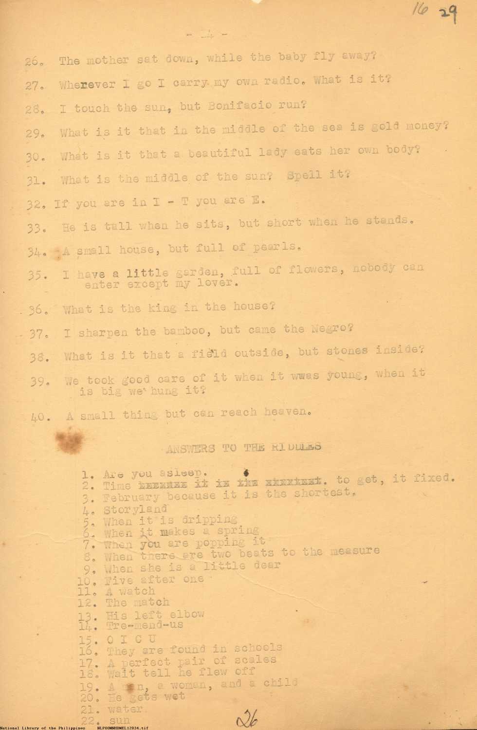 15 
