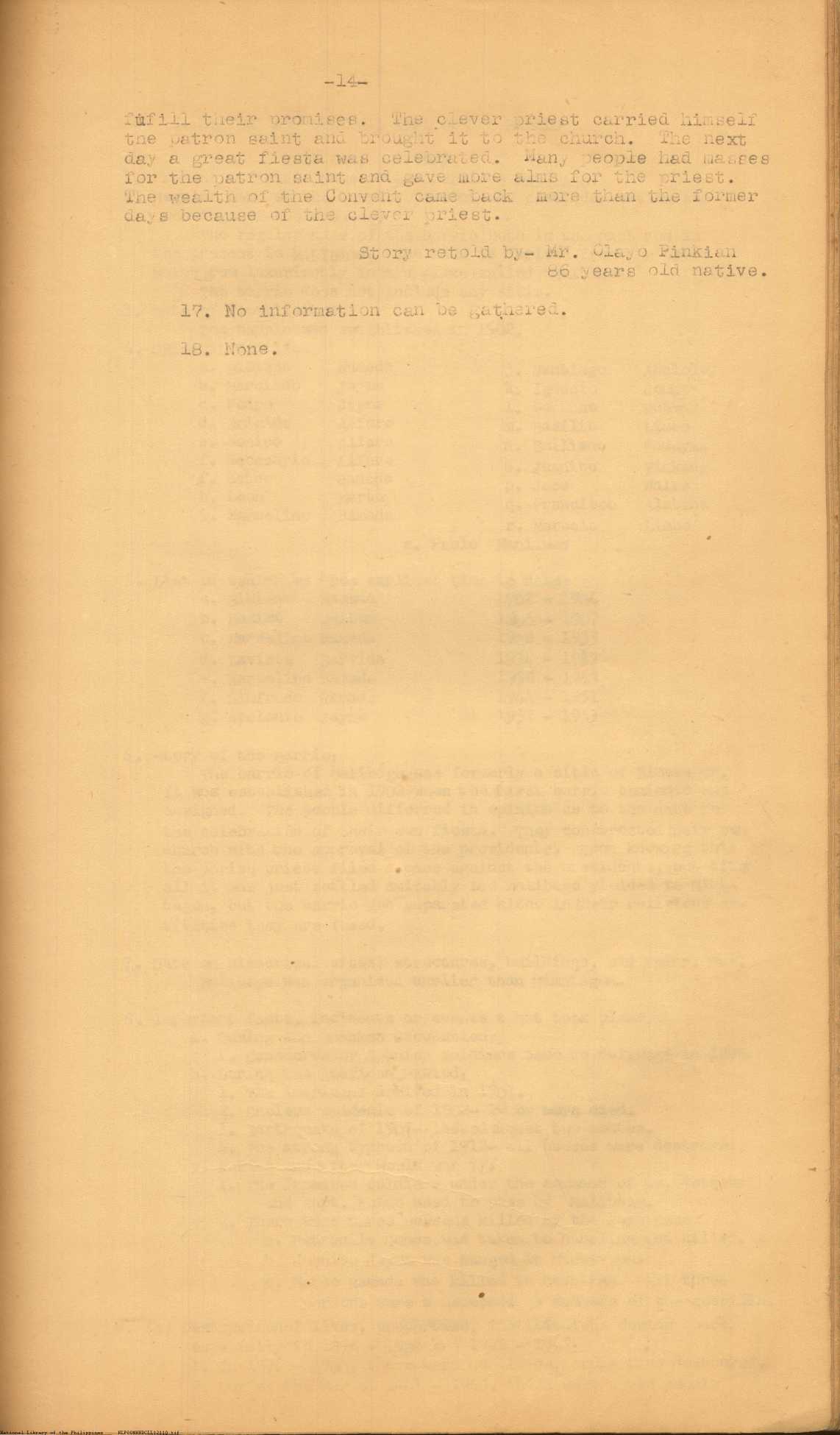 14 
