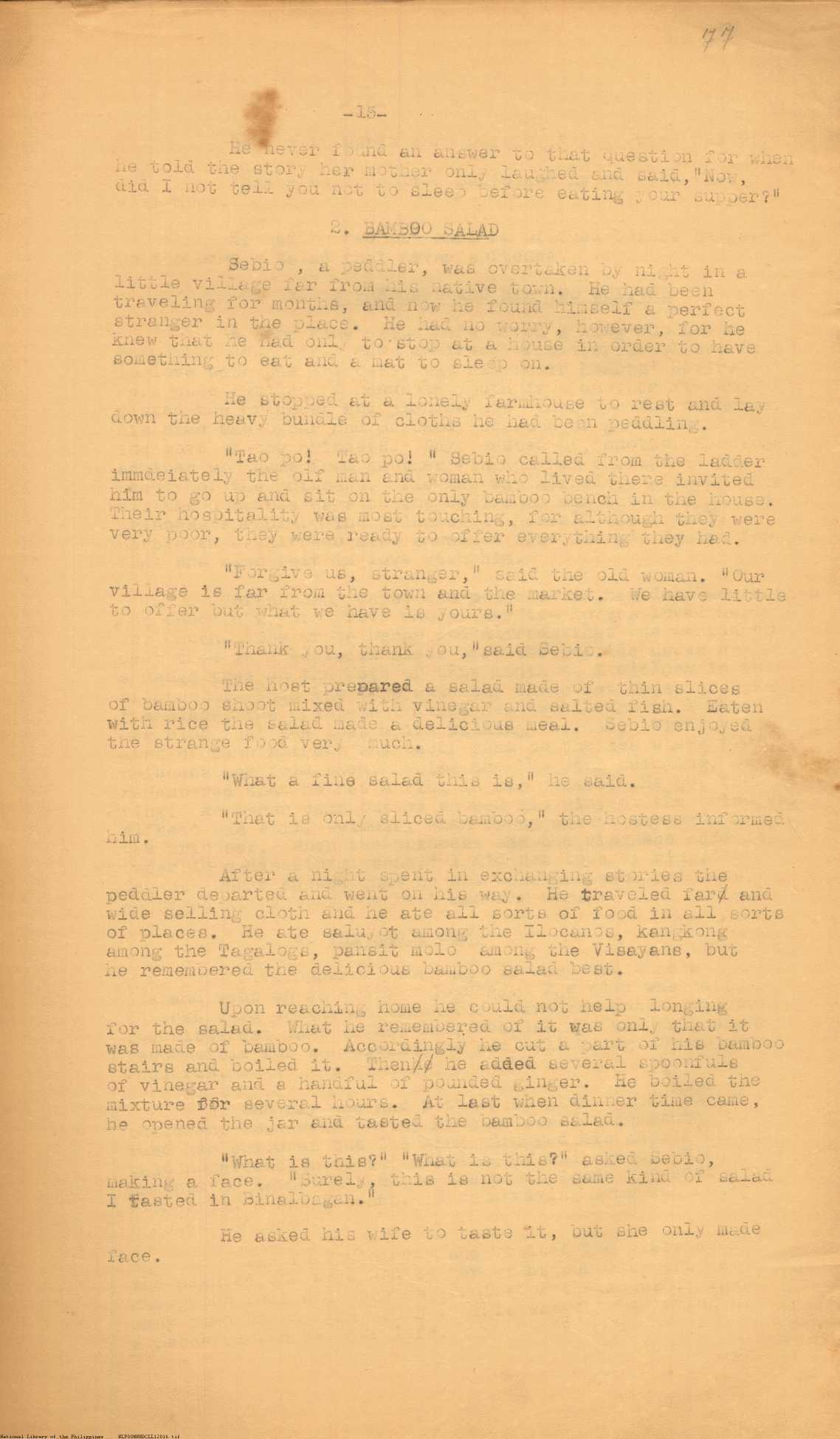 15 
