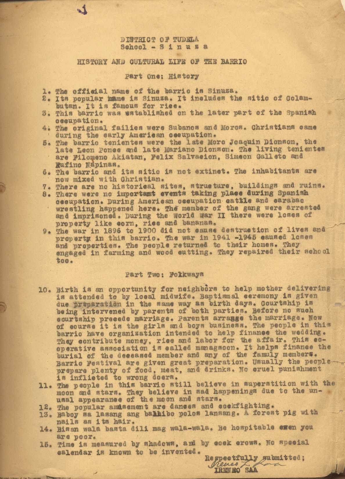 1 
