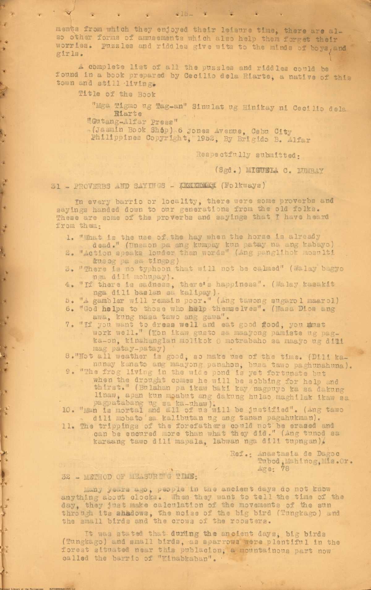 15 
