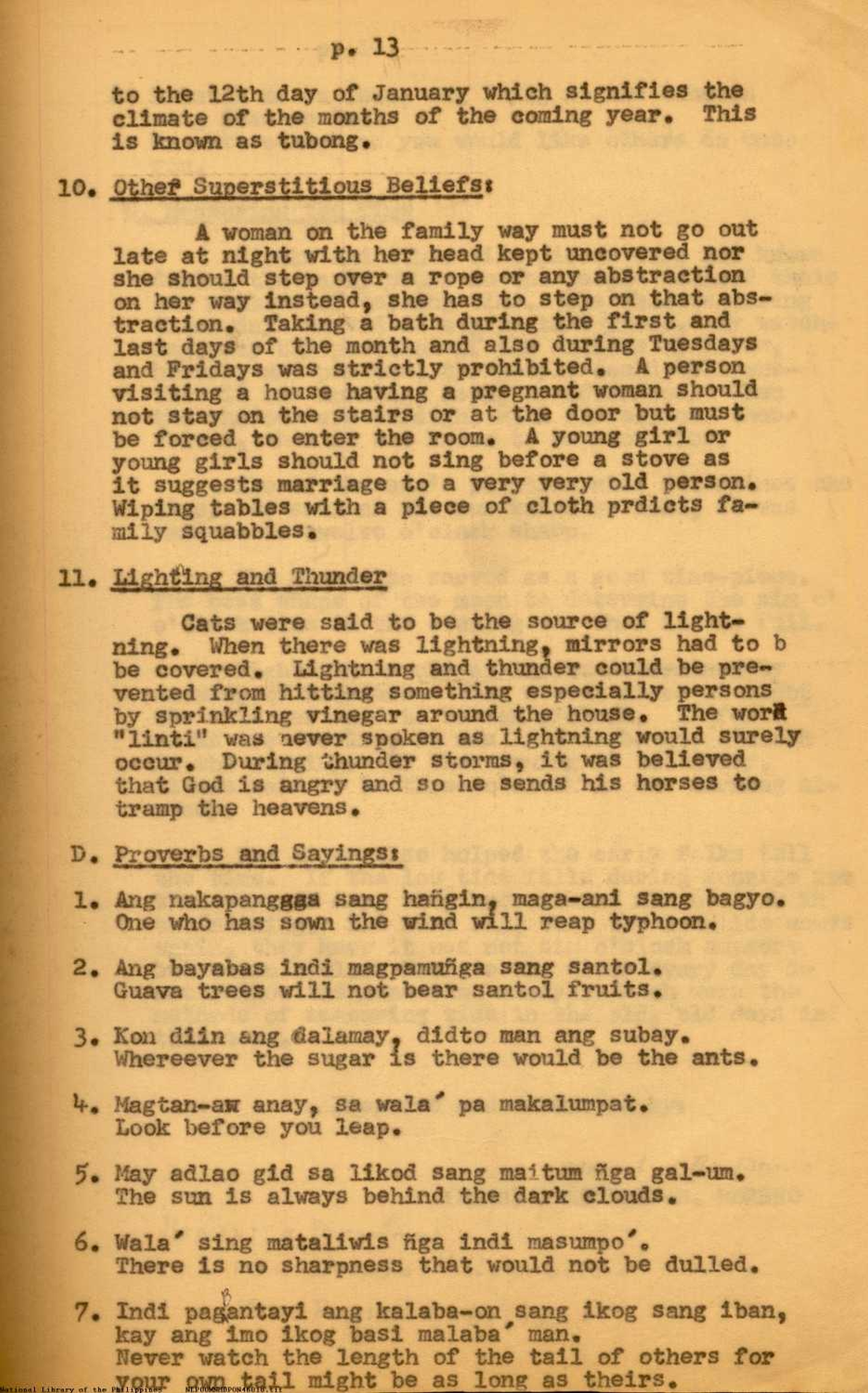 13 
