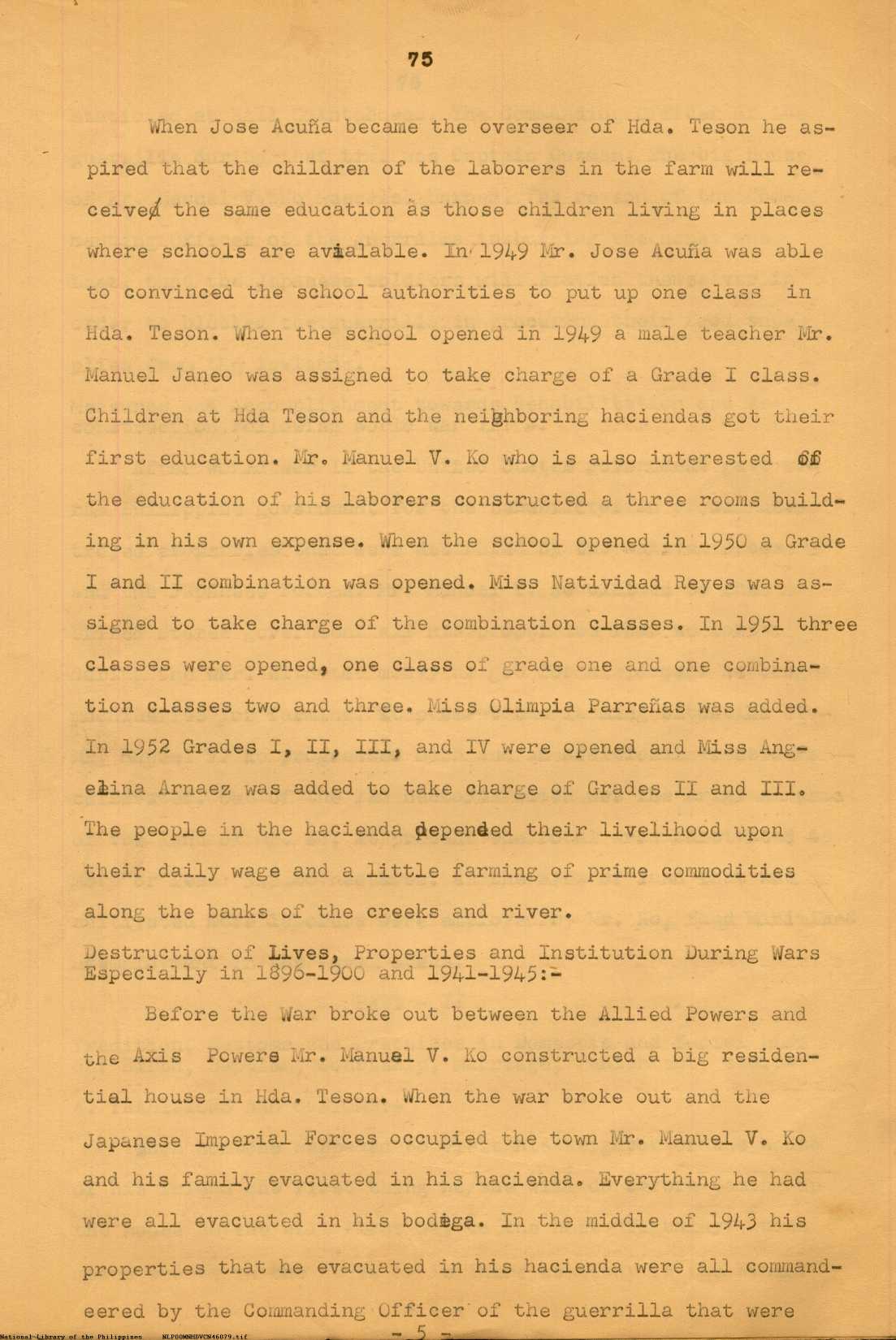 5 
