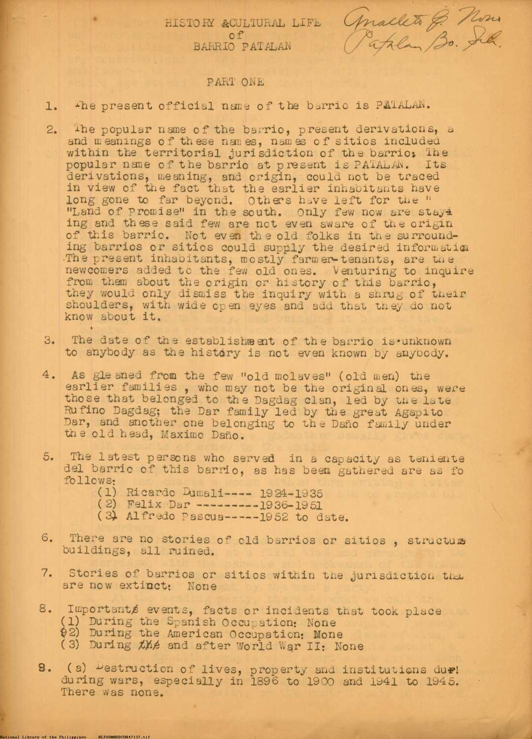 1 
