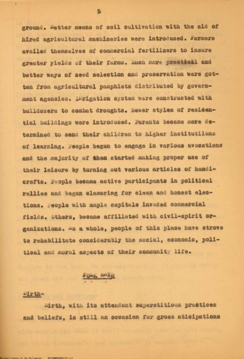 5 
