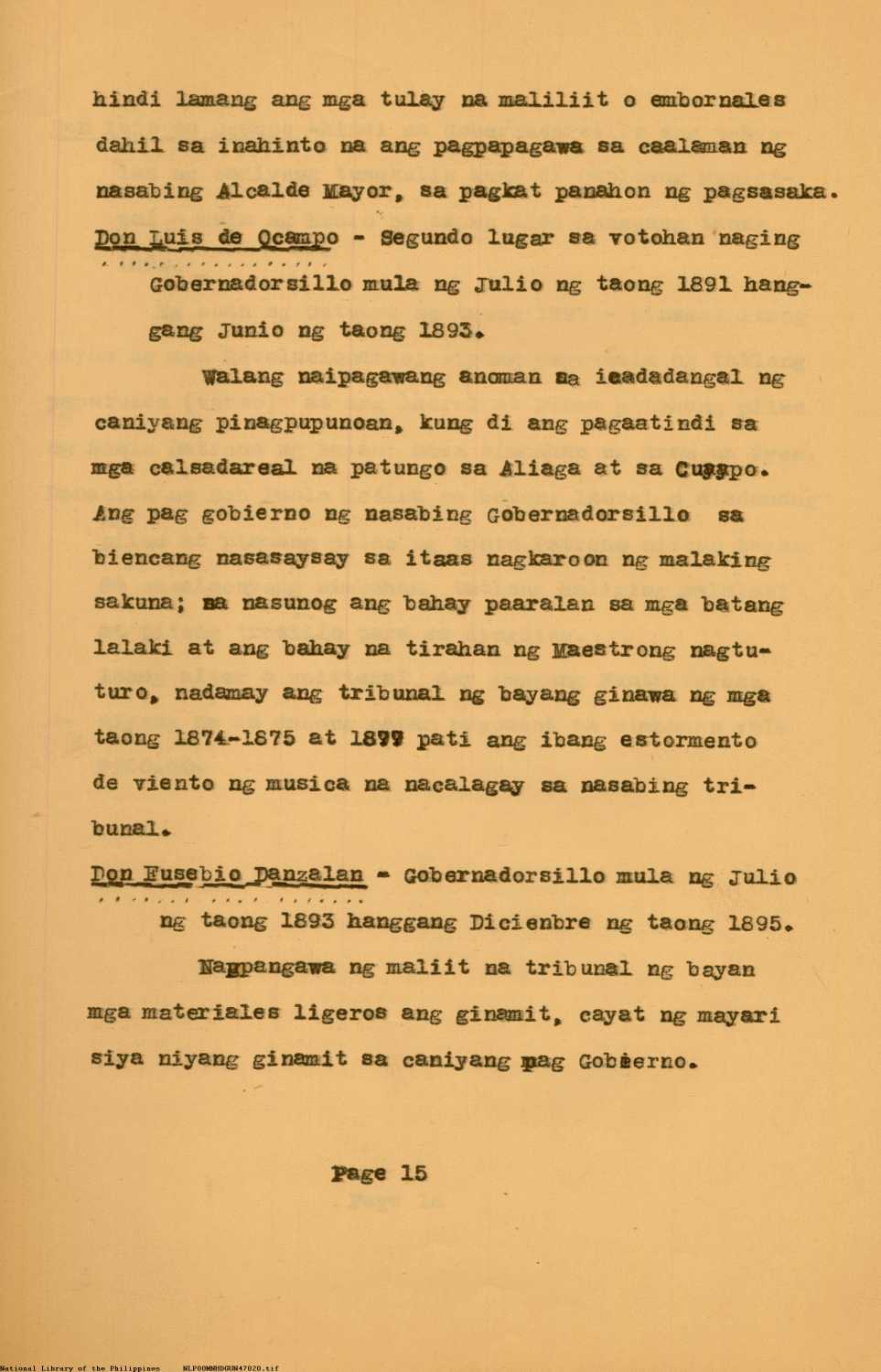 15 
