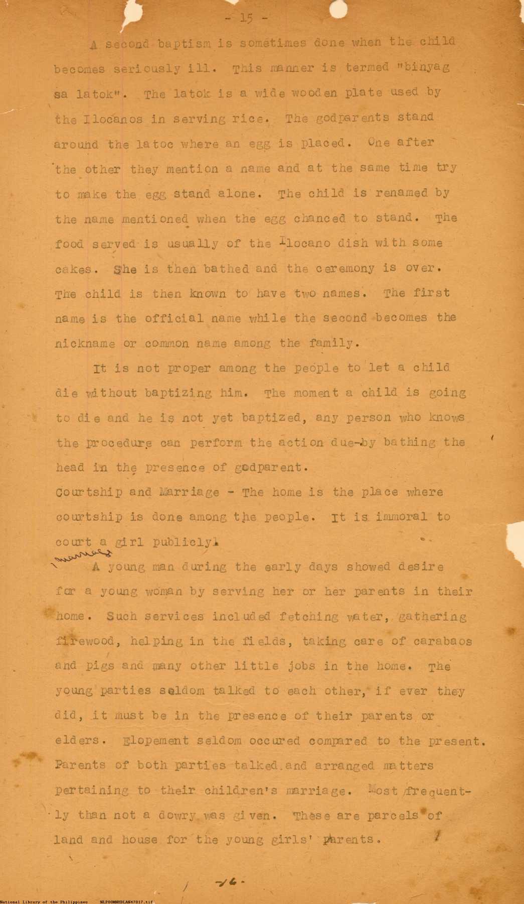 15 
