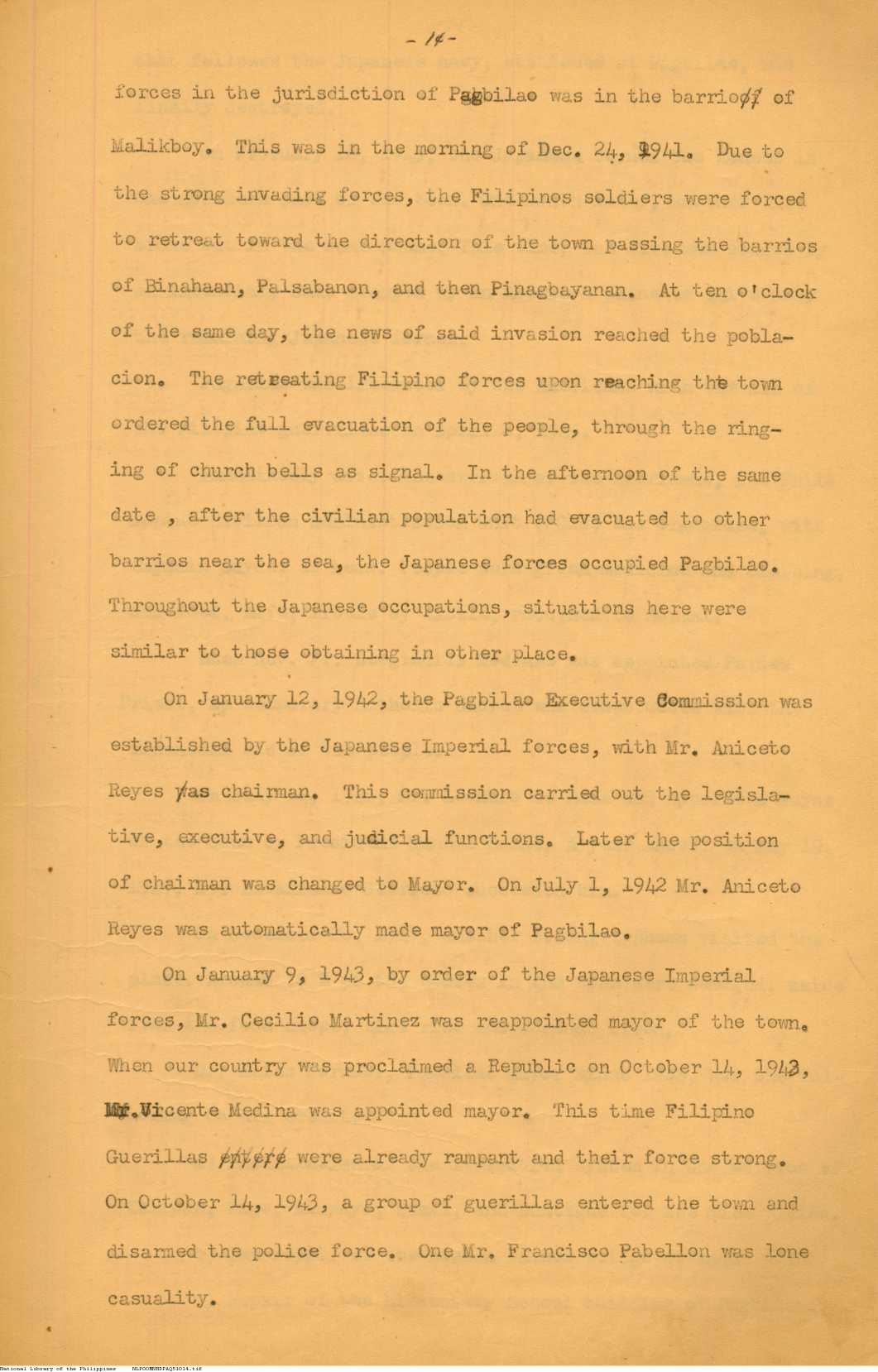 14 
