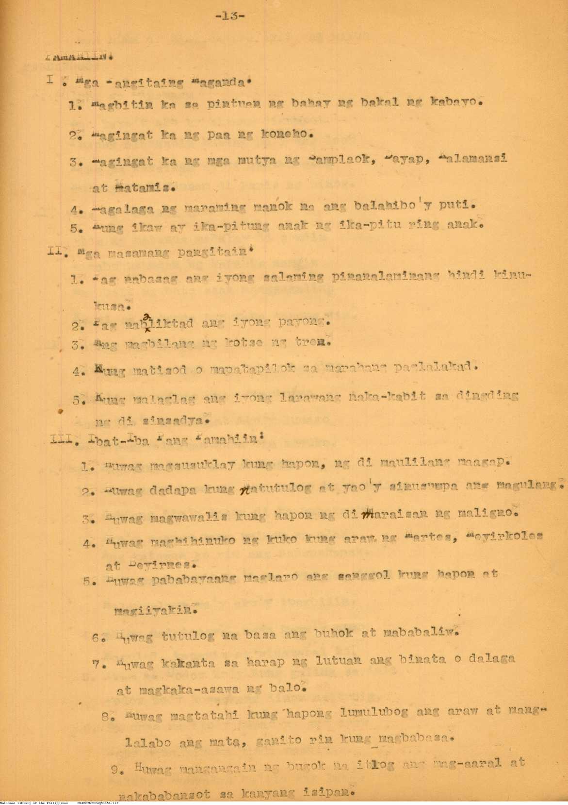 13 
