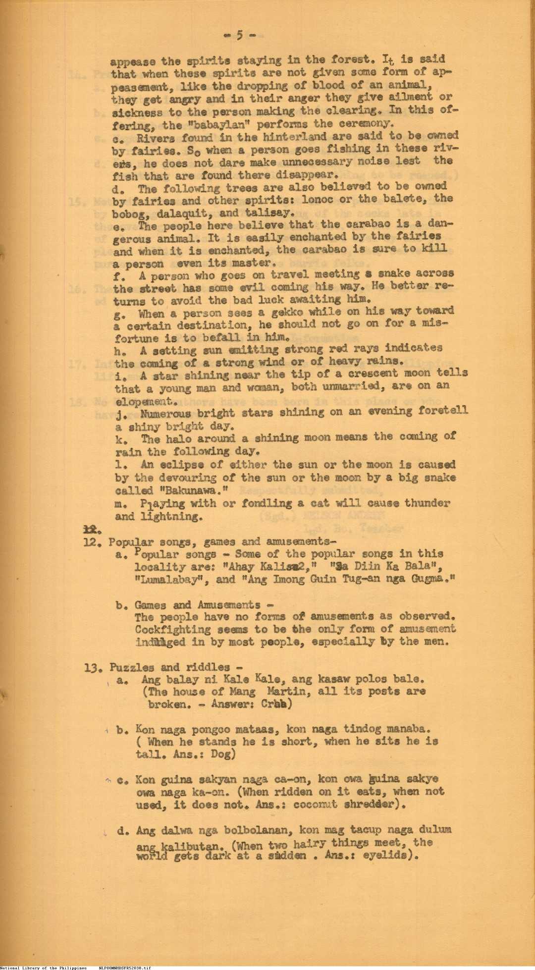 5 
