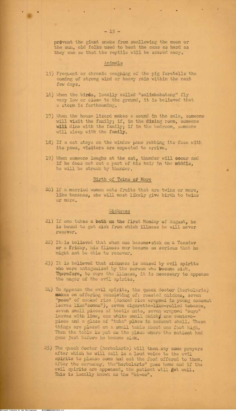 15 
