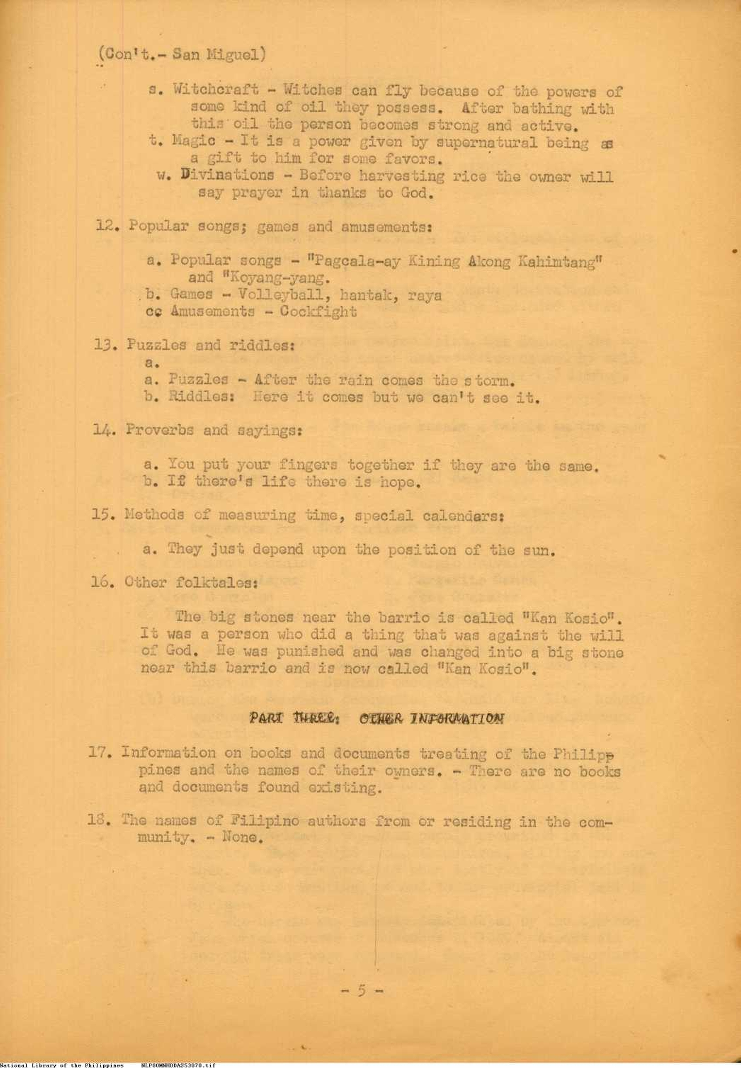 5 
