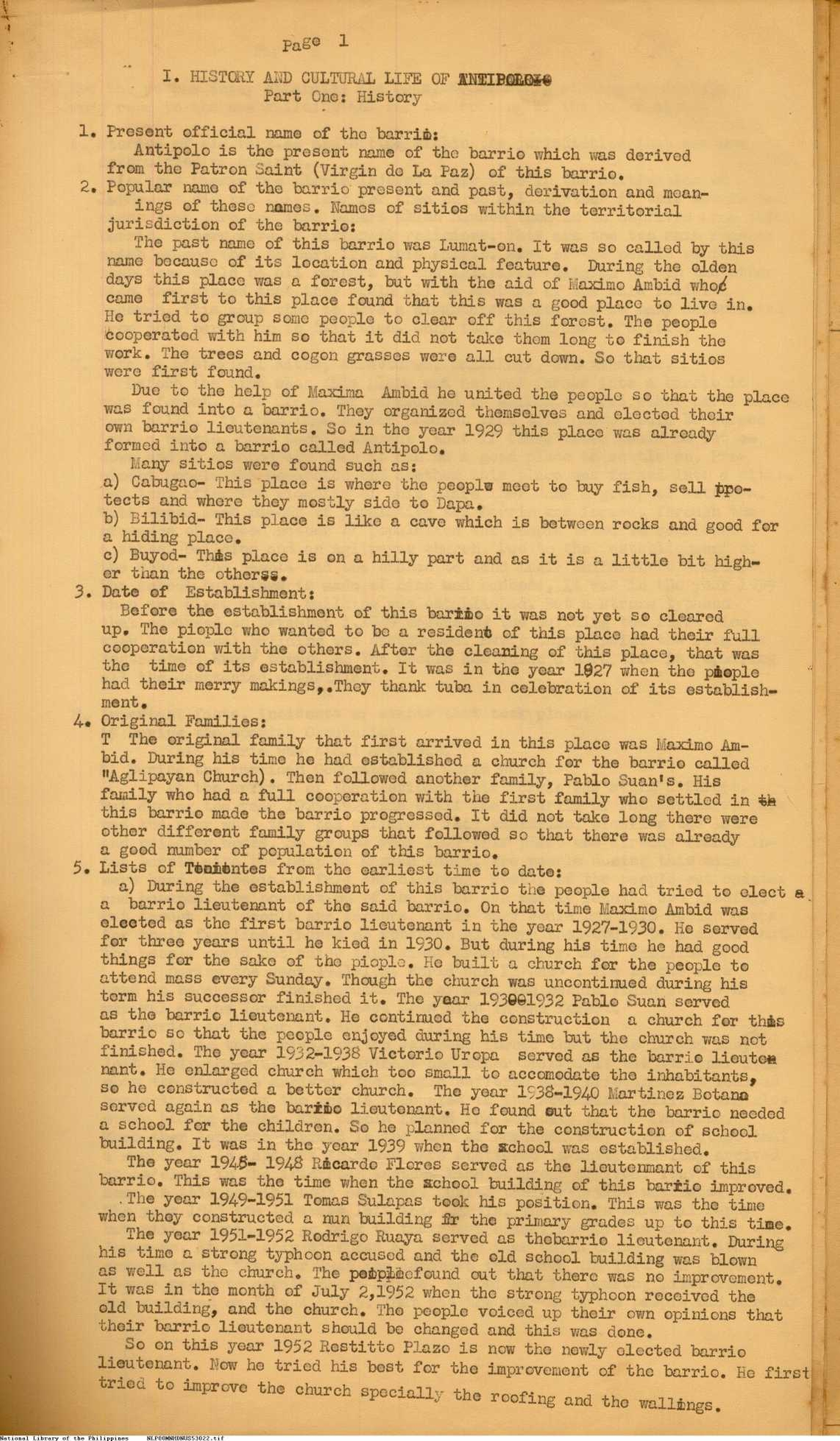 1 
