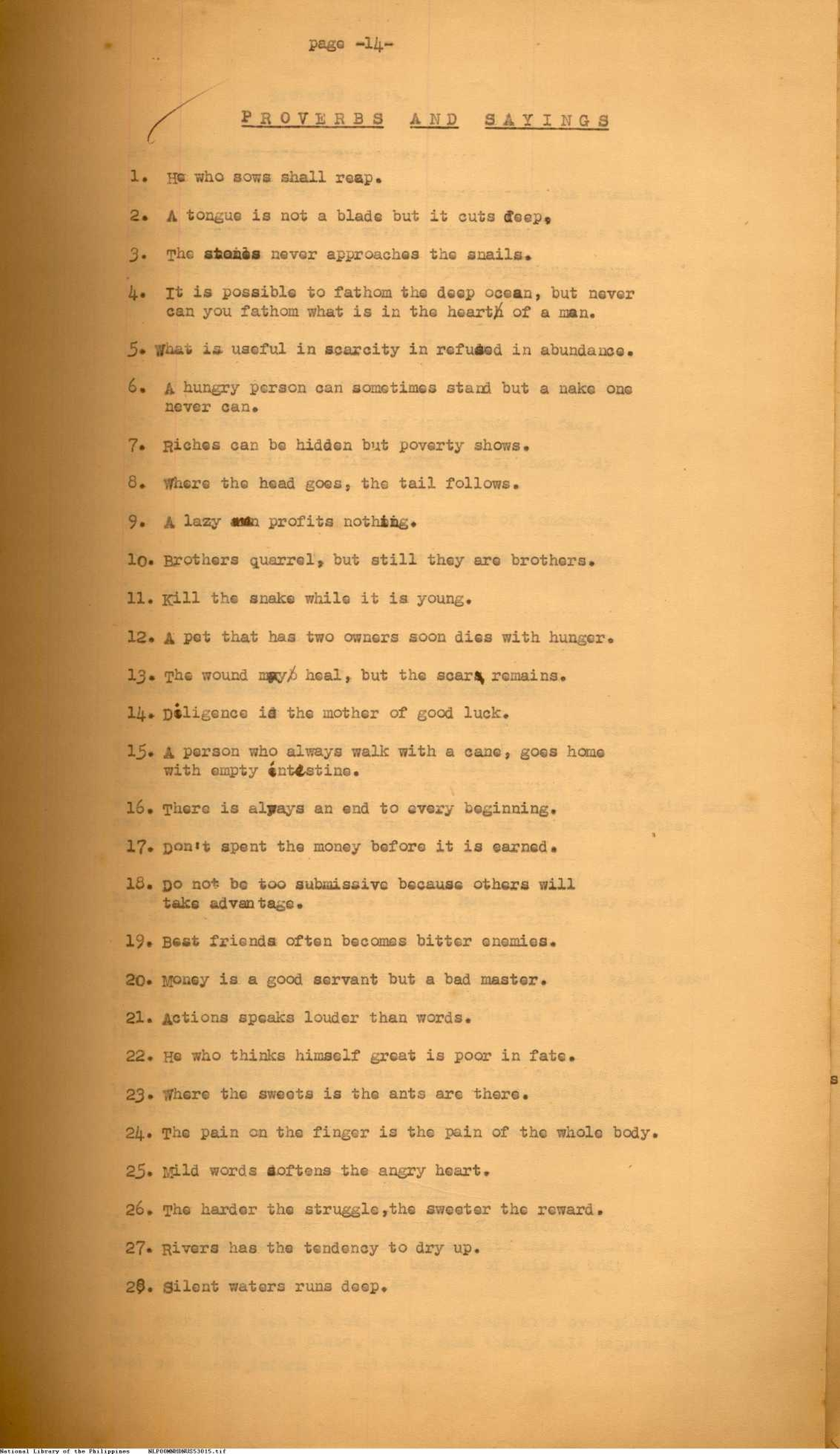 14 
