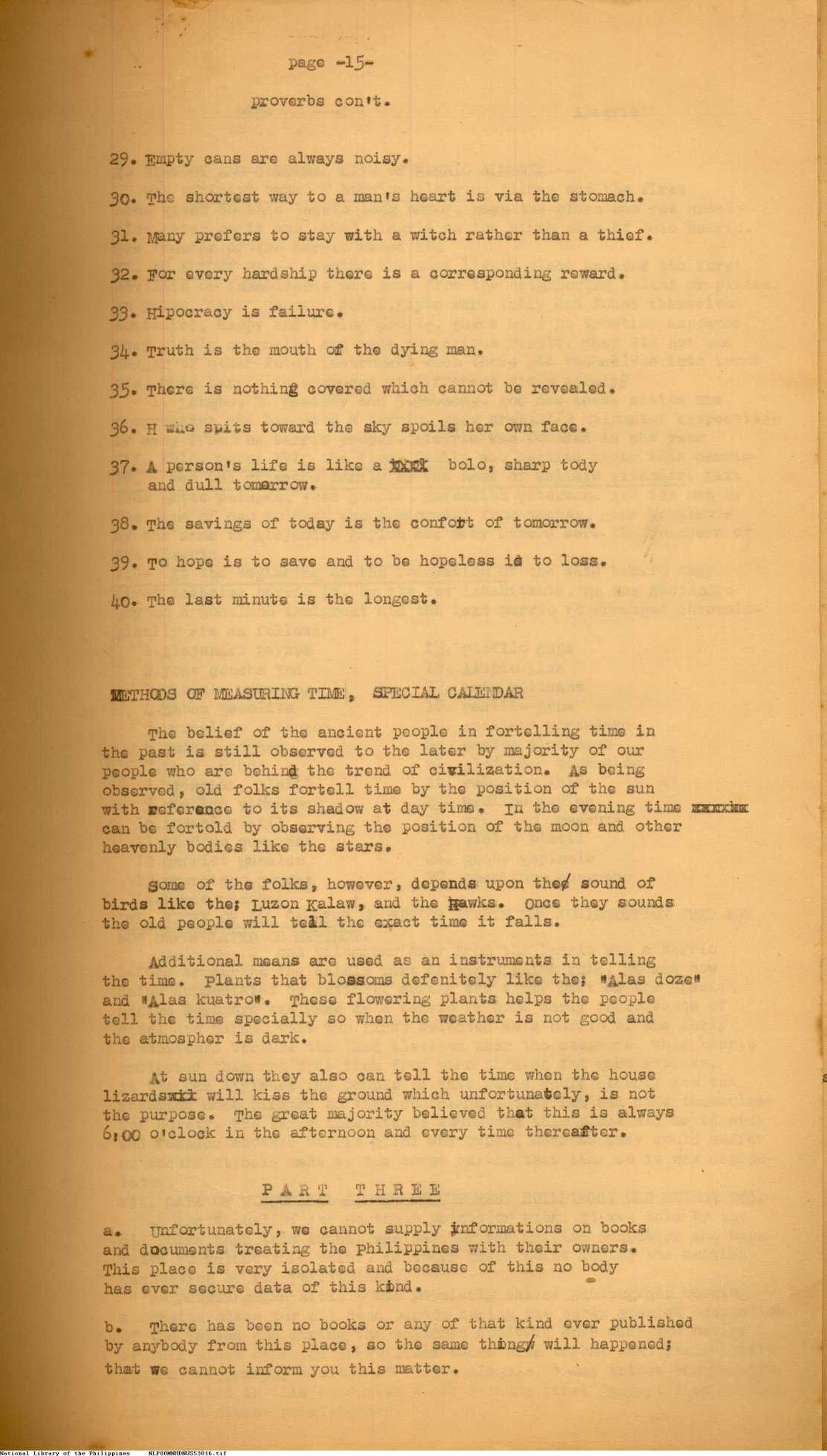 15 
