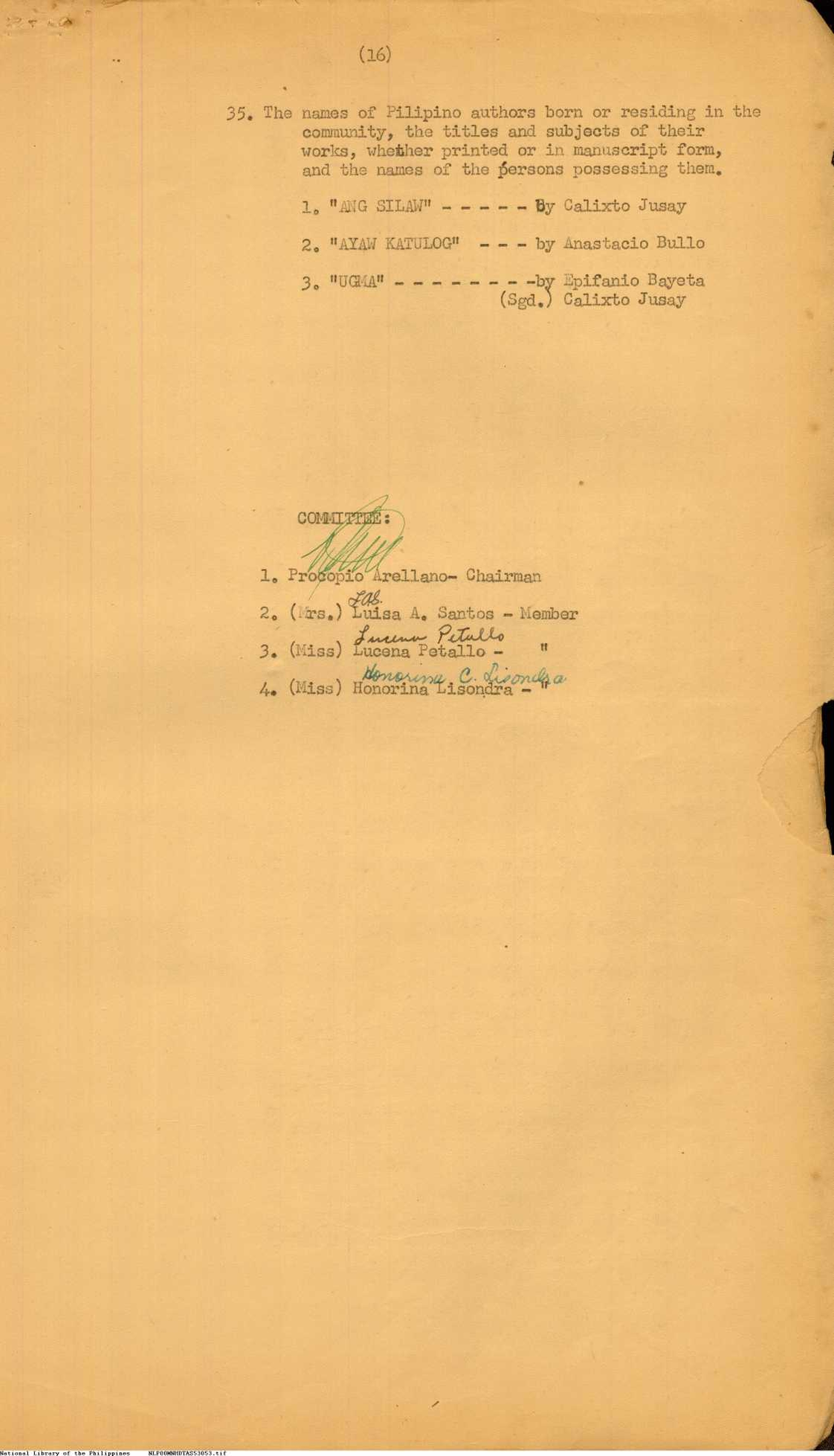 16 
