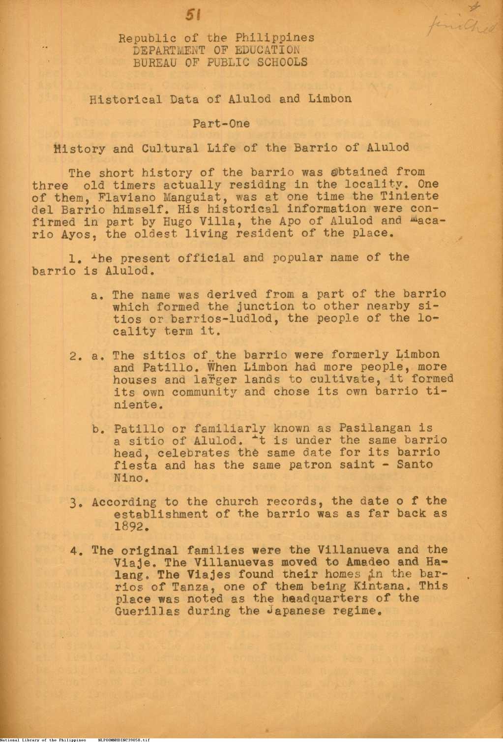 1 
