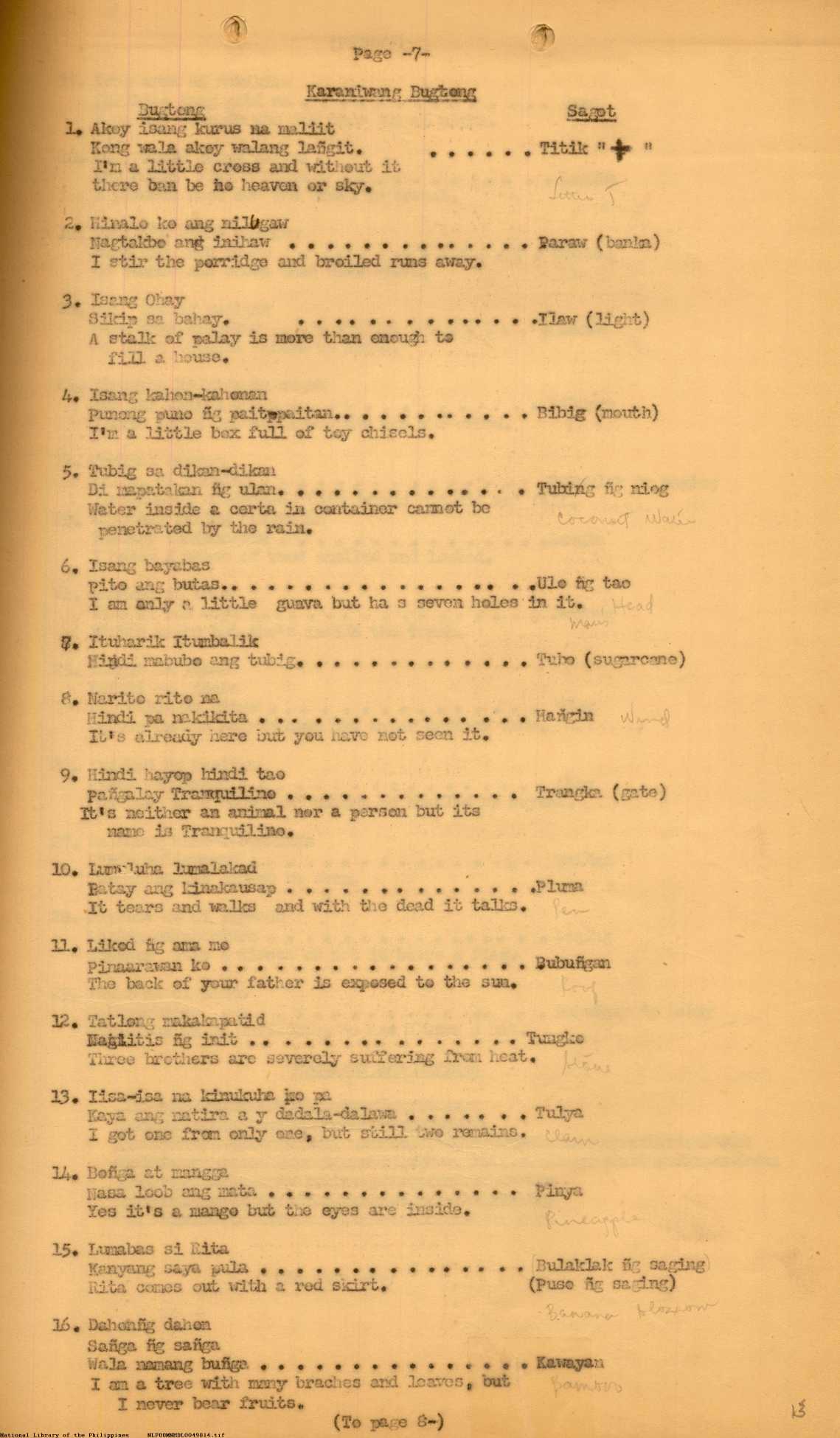 13 
