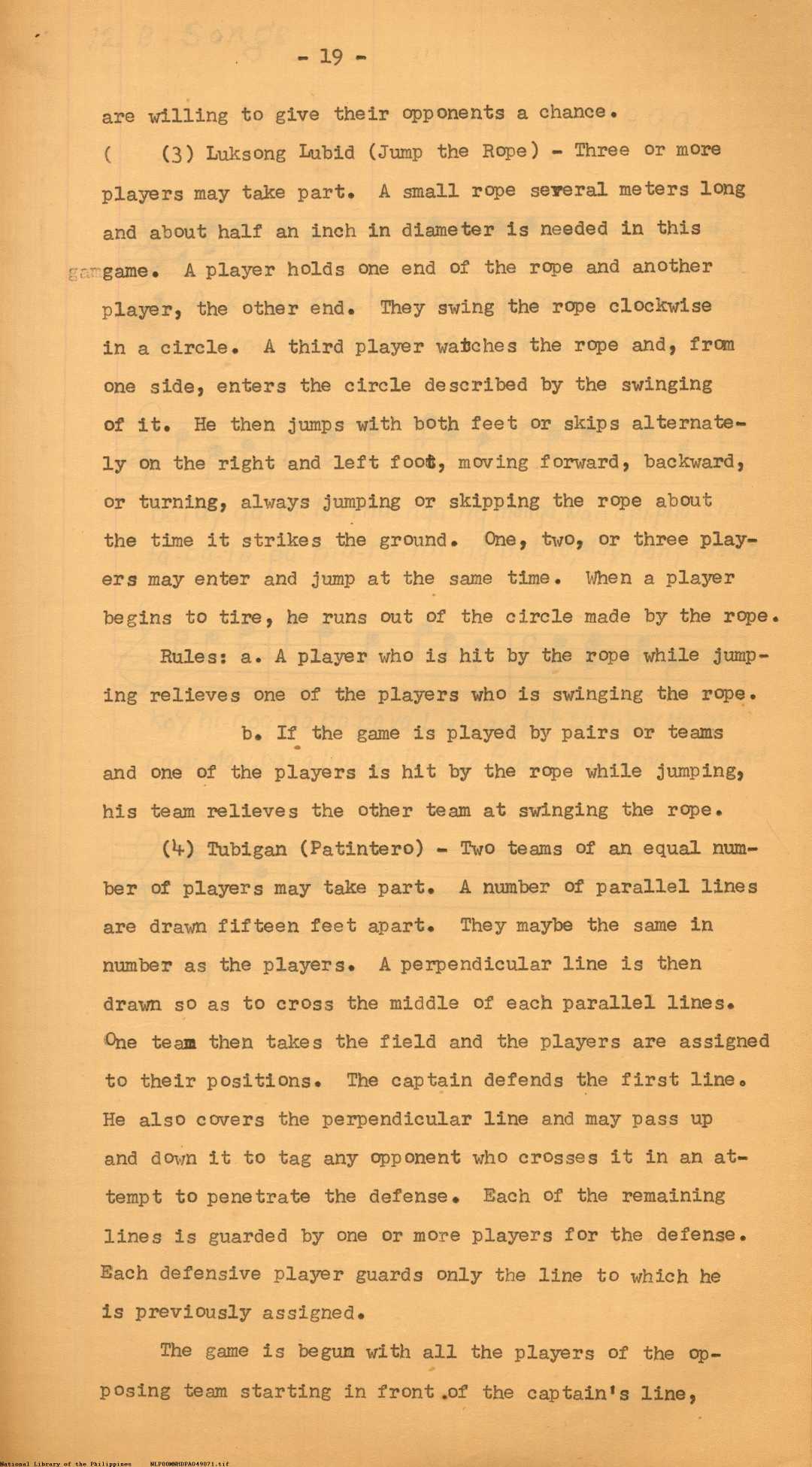 20 
