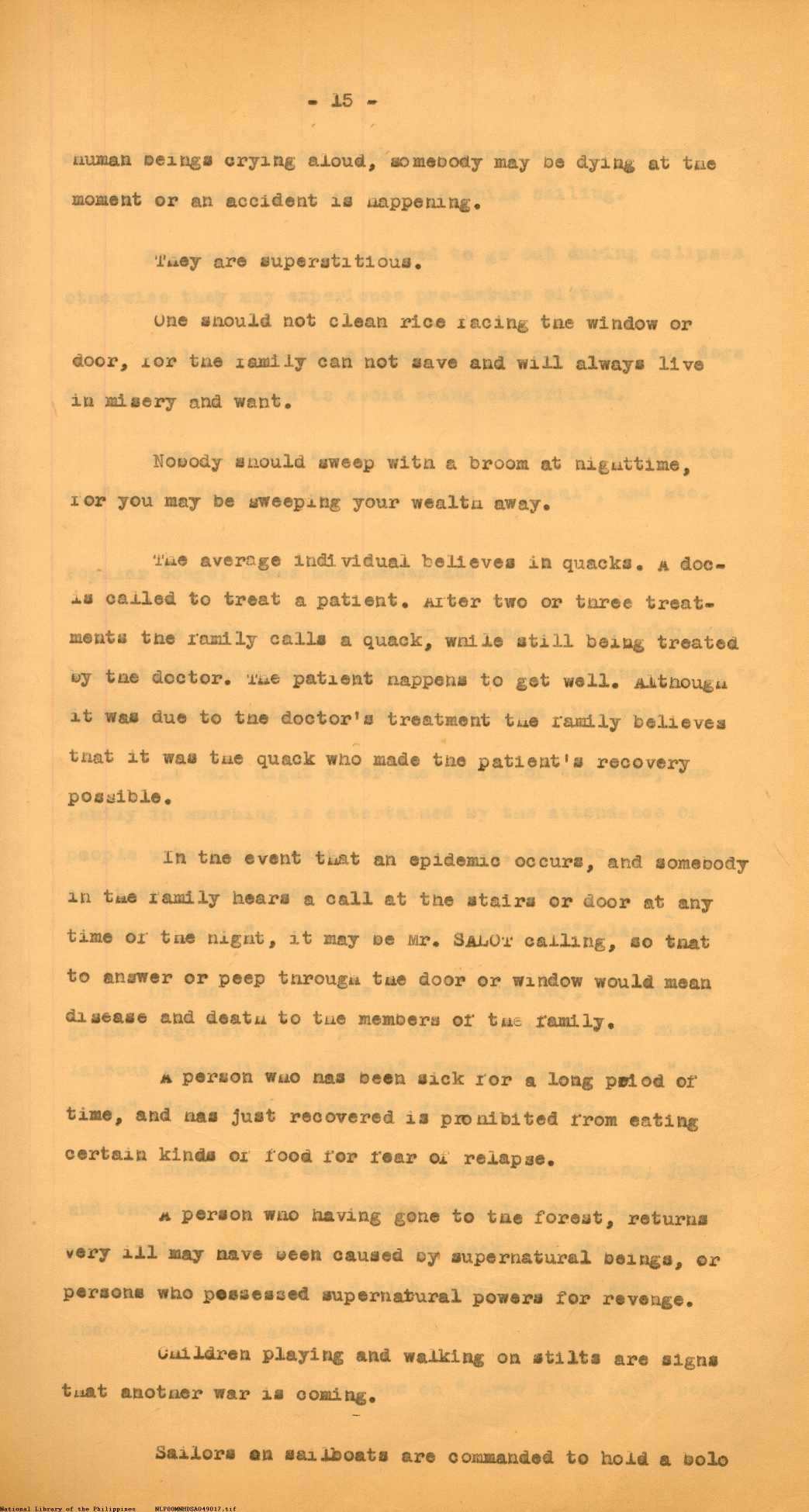 15 
