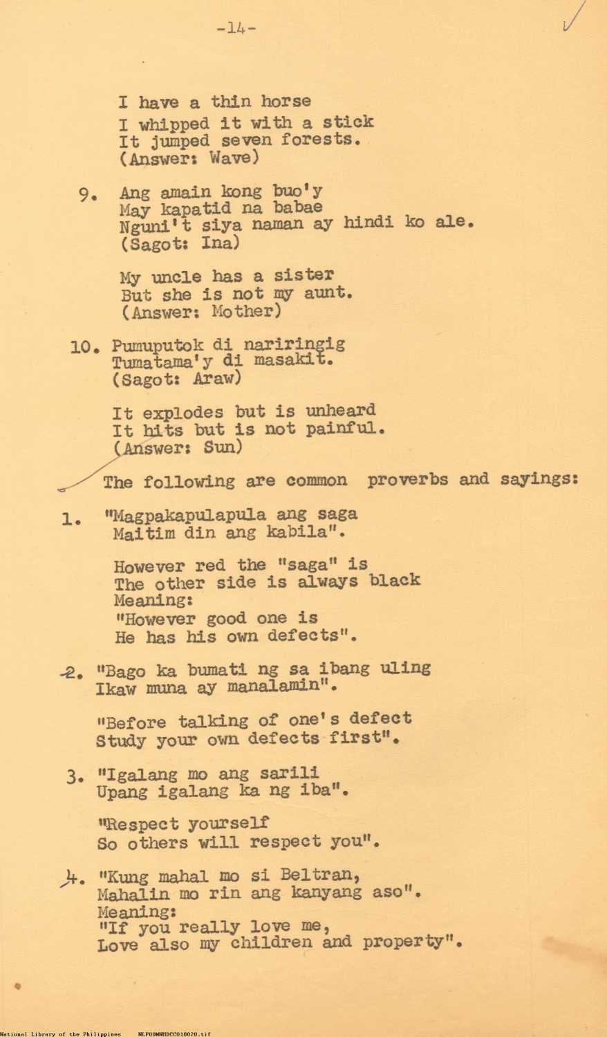 14 
