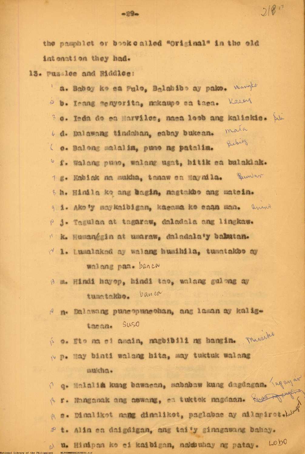 13 
