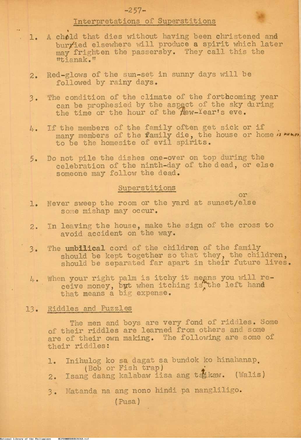 13 
