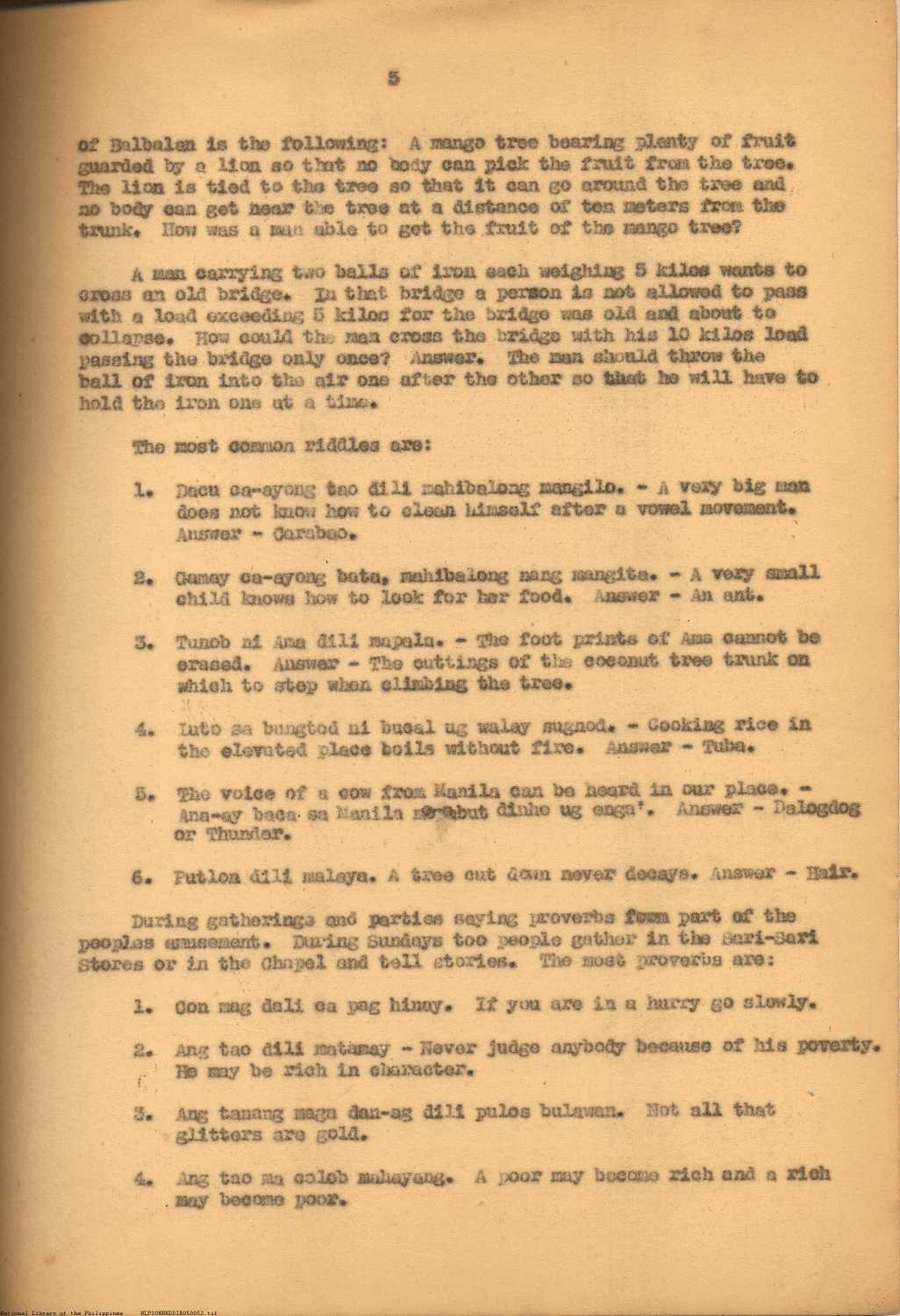 5 
