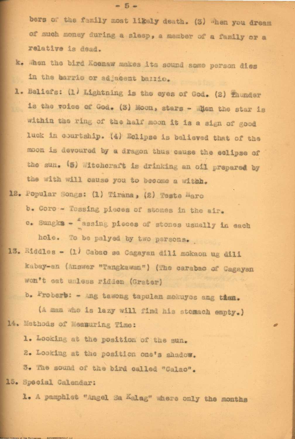 5 
