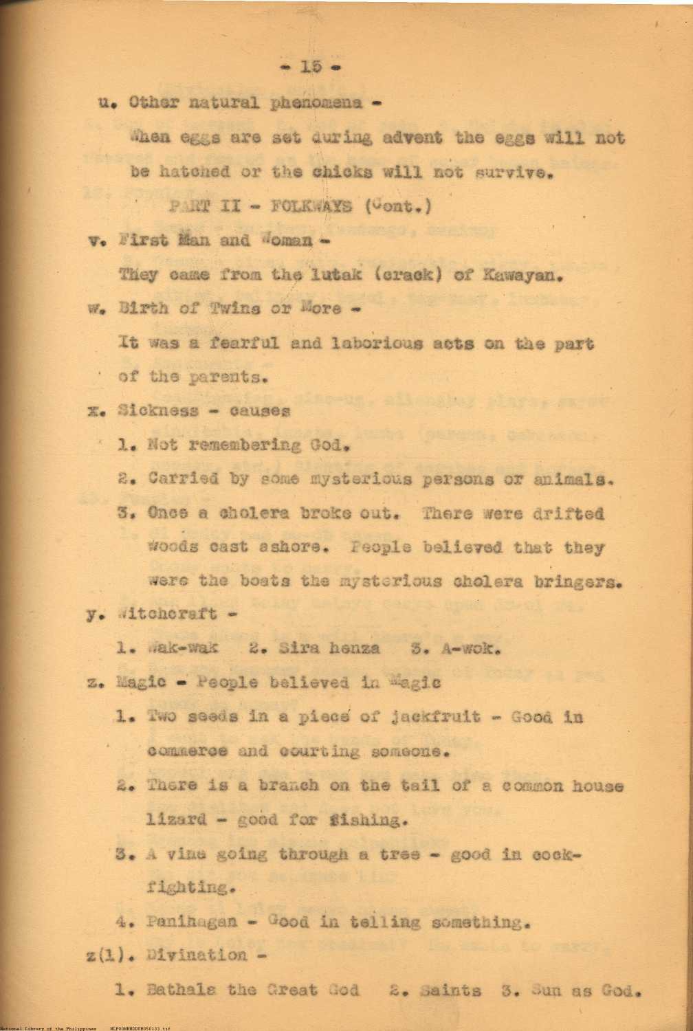 15 
