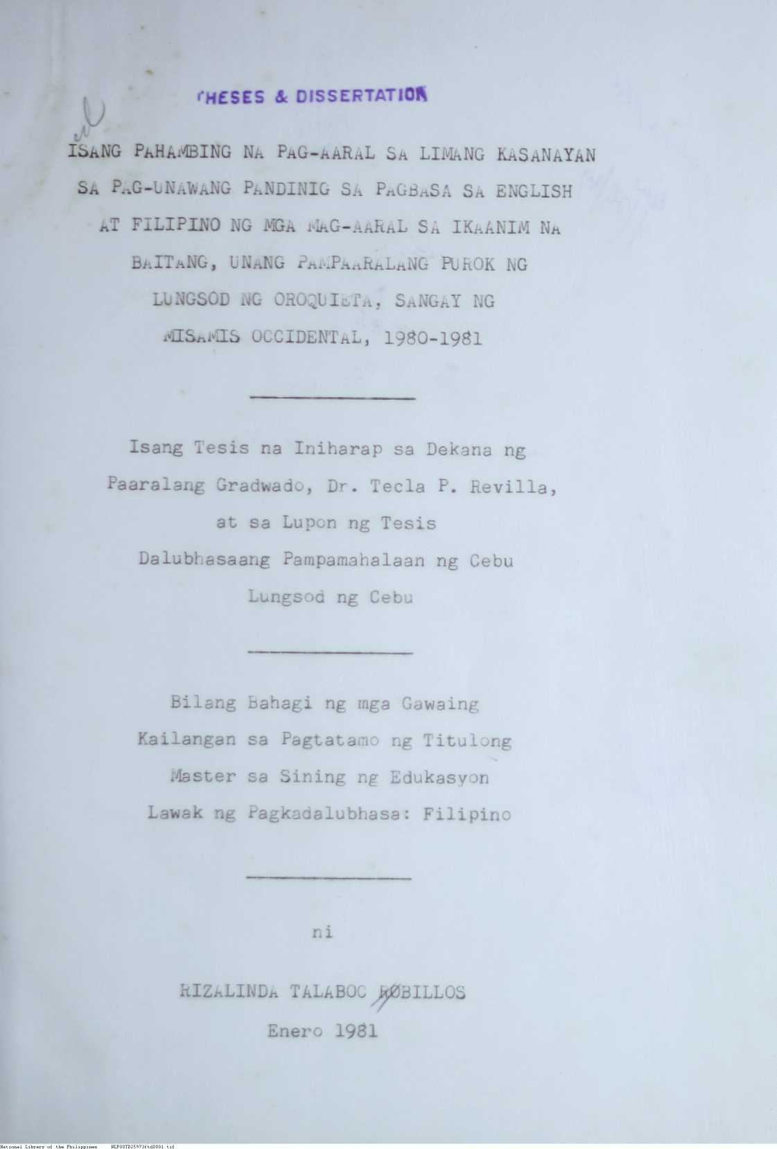 1 
