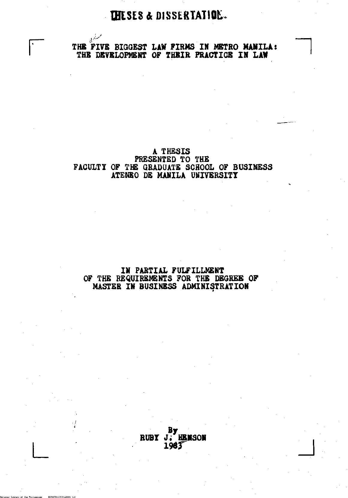 1 
