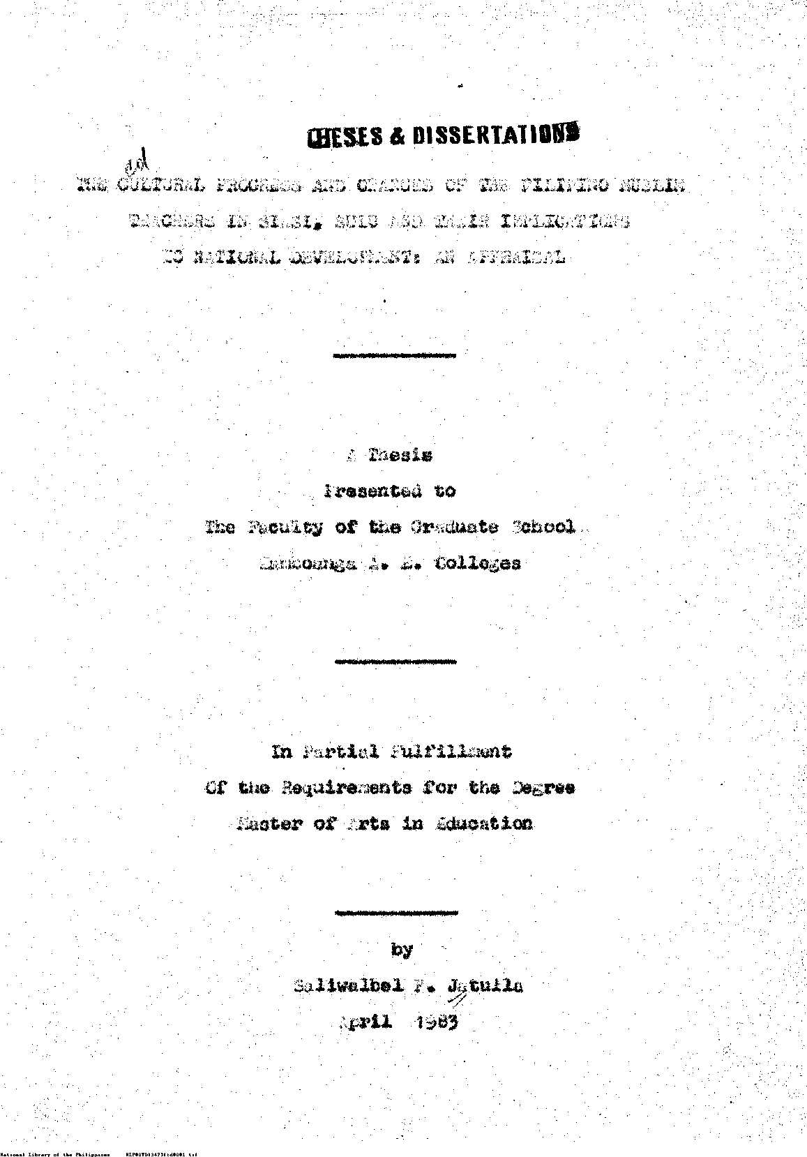 1 
