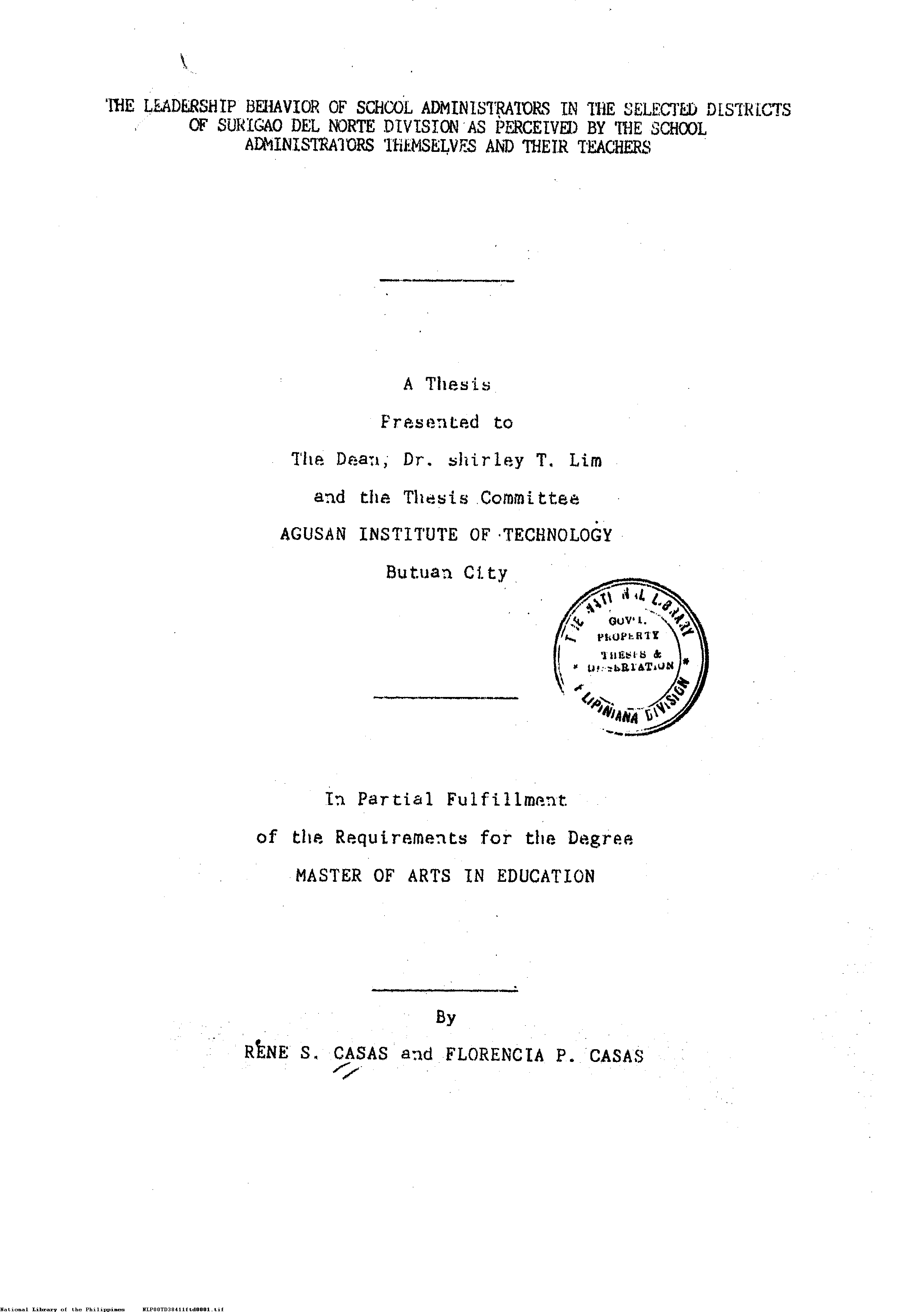 1 
